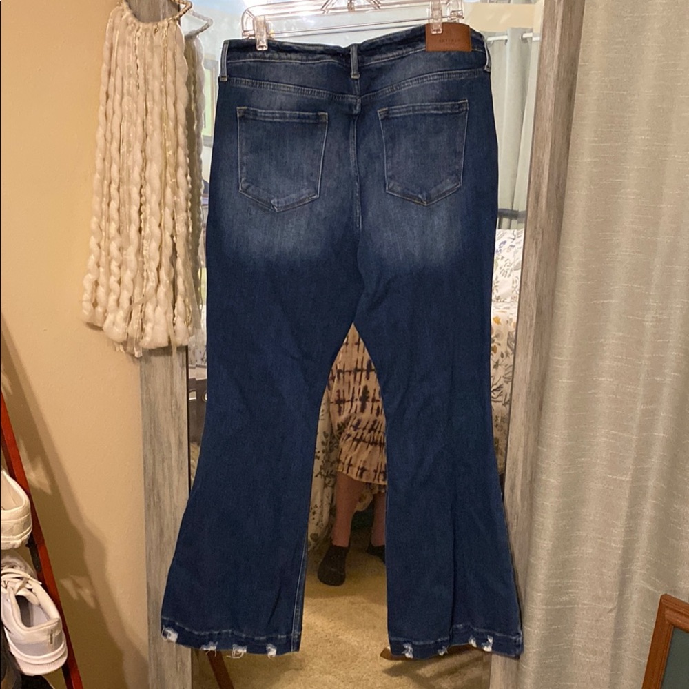 Artemis Design Co. Blue Flare Jeans - Picture 4 of 4